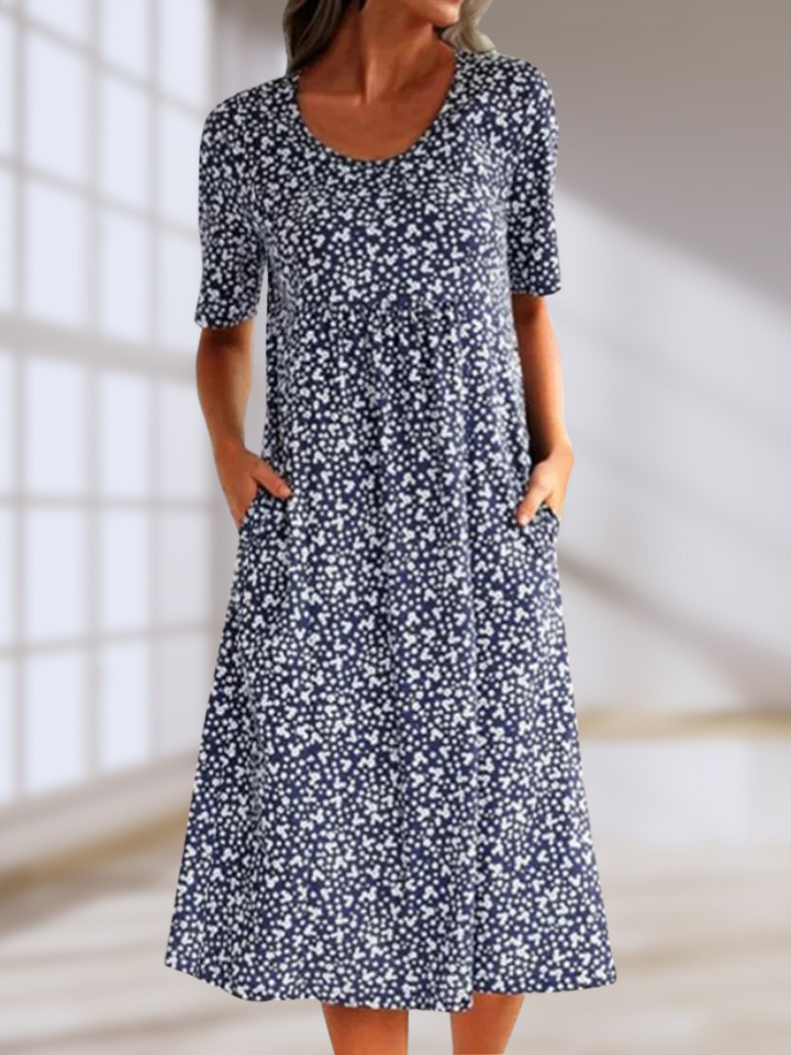 Arlise – Bedrucktes Boho-Midikleid
