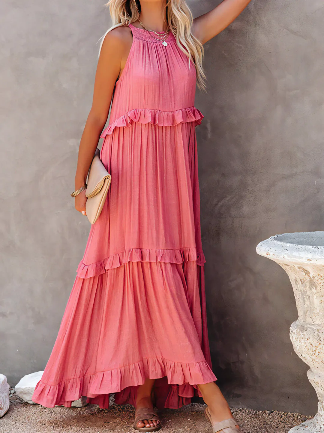 Mareike – Maxikleid mit Volants