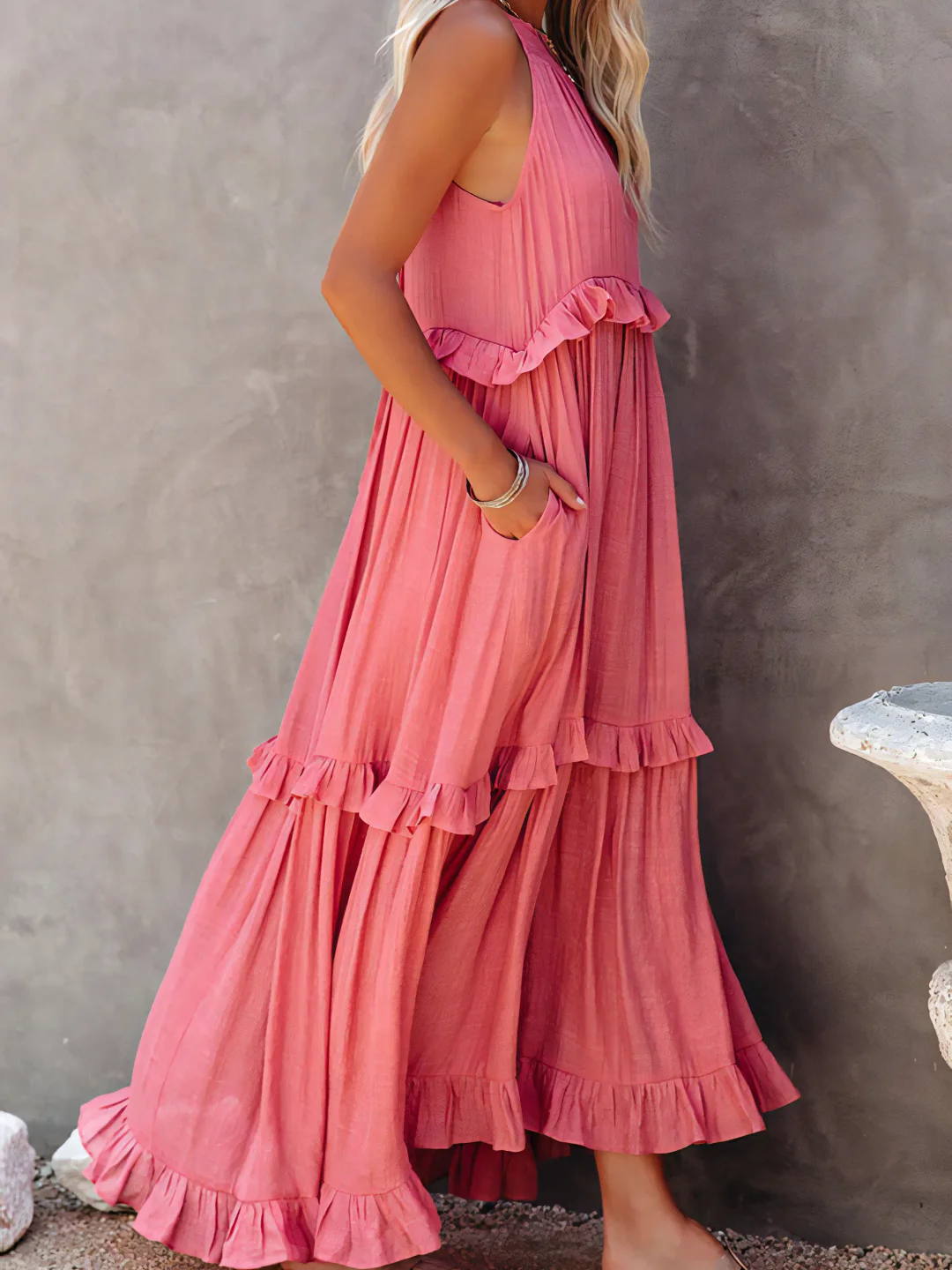 Mareike – Maxikleid mit Volants