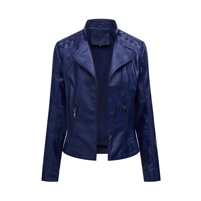 Sibylle – Taillierte Moto-Jacke