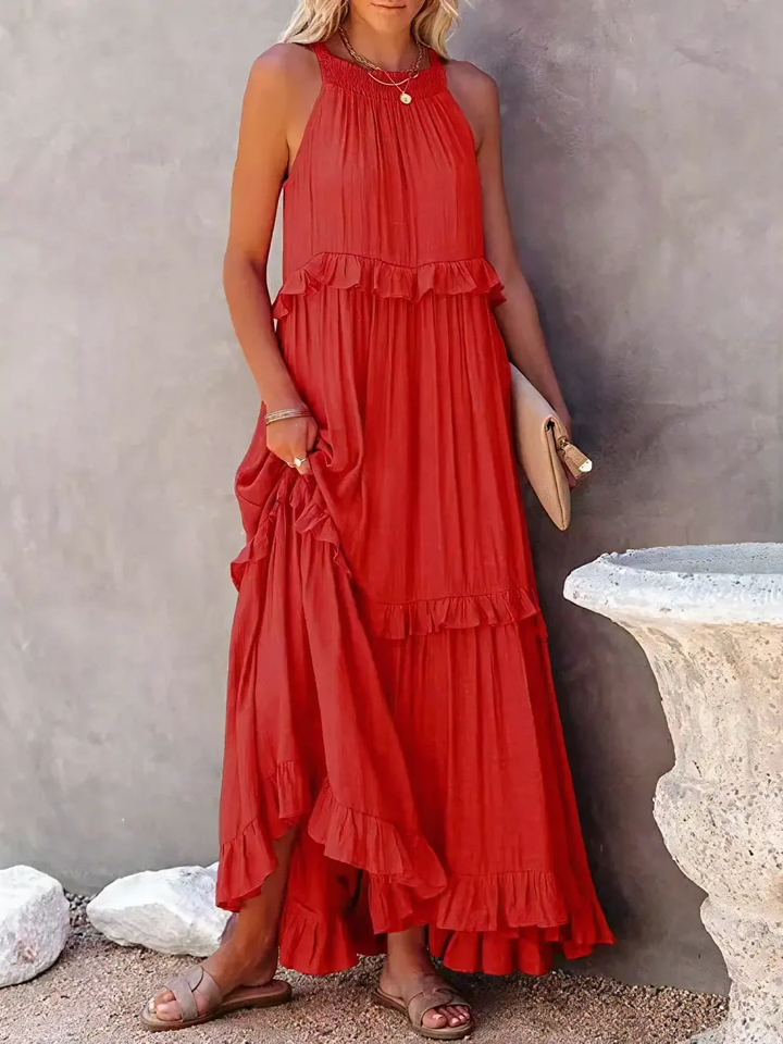 Mareike – Maxikleid mit Volants