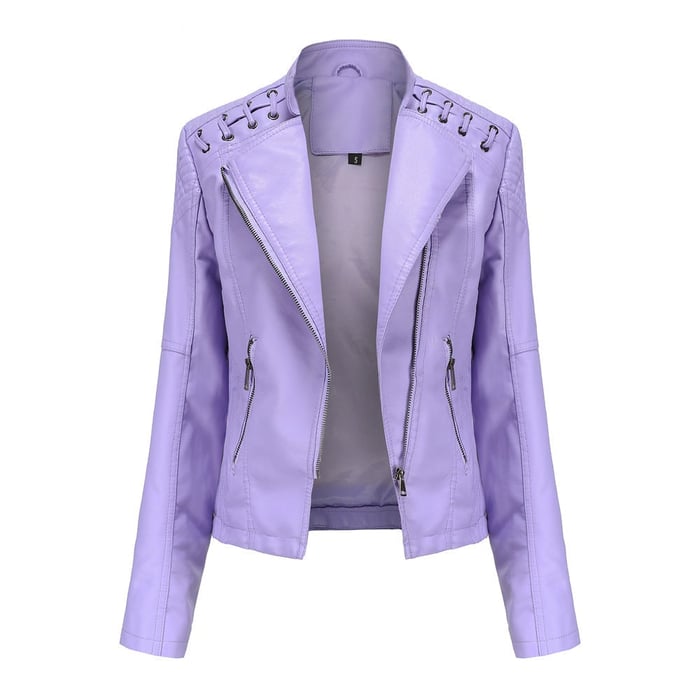 Sibylle – Taillierte Moto-Jacke