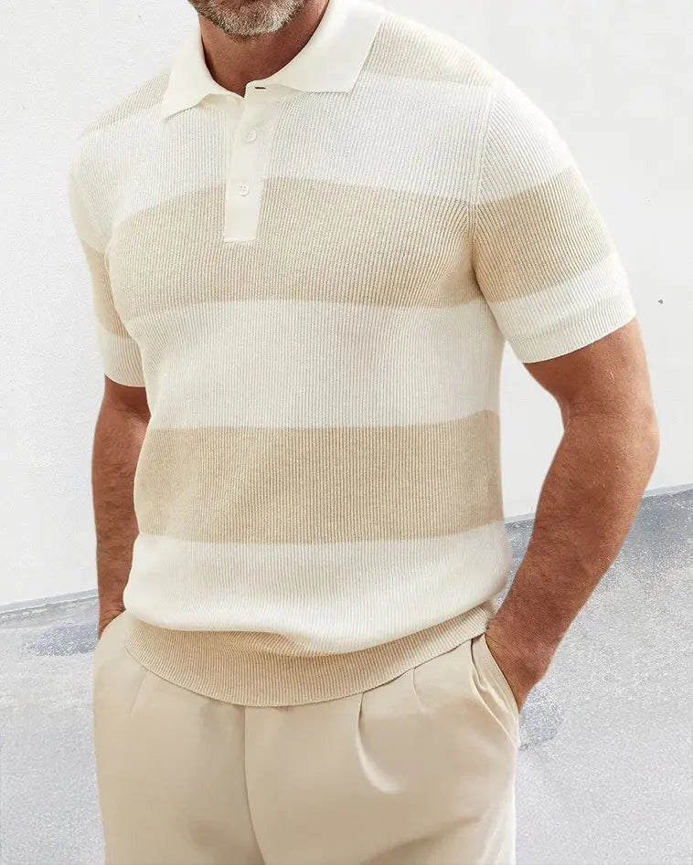 Gero – Geripptes Poloshirt mit Streifen