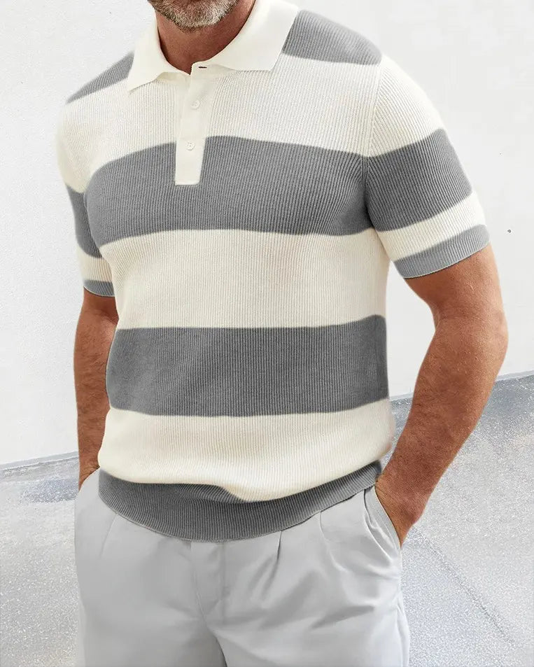 Gero – Geripptes Poloshirt mit Streifen