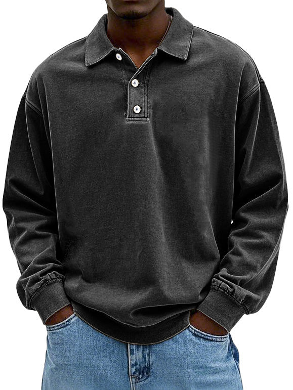 Kasimir – Lockeres Polo-Sweatshirt