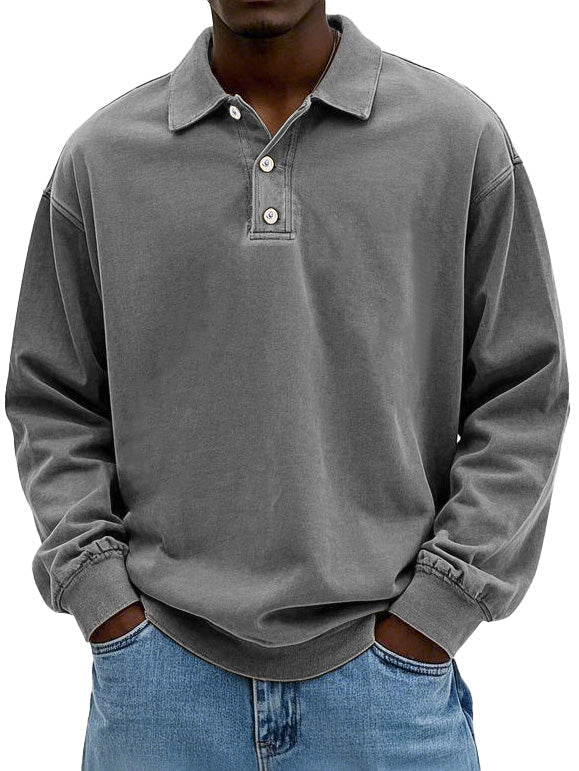 Kasimir – Lockeres Polo-Sweatshirt