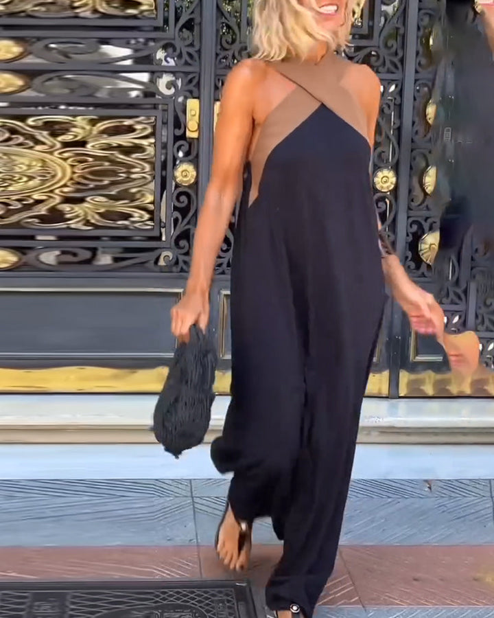 Nyra – Neckholder-Maxikleid