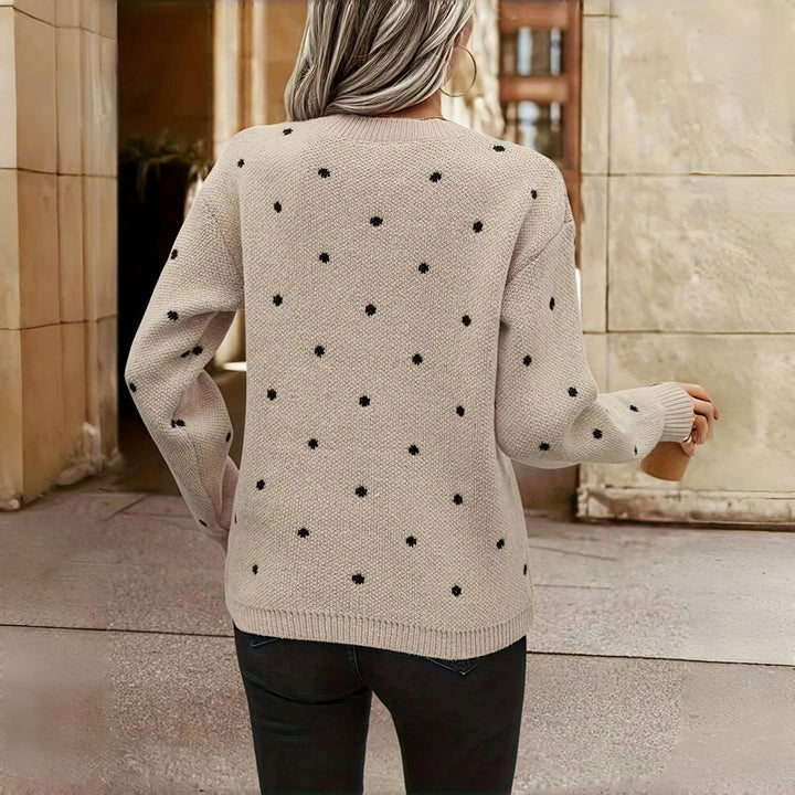 Ronja – Gepunkteter Strickpullover