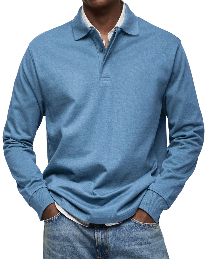 Rileno – Langarm-Poloshirt