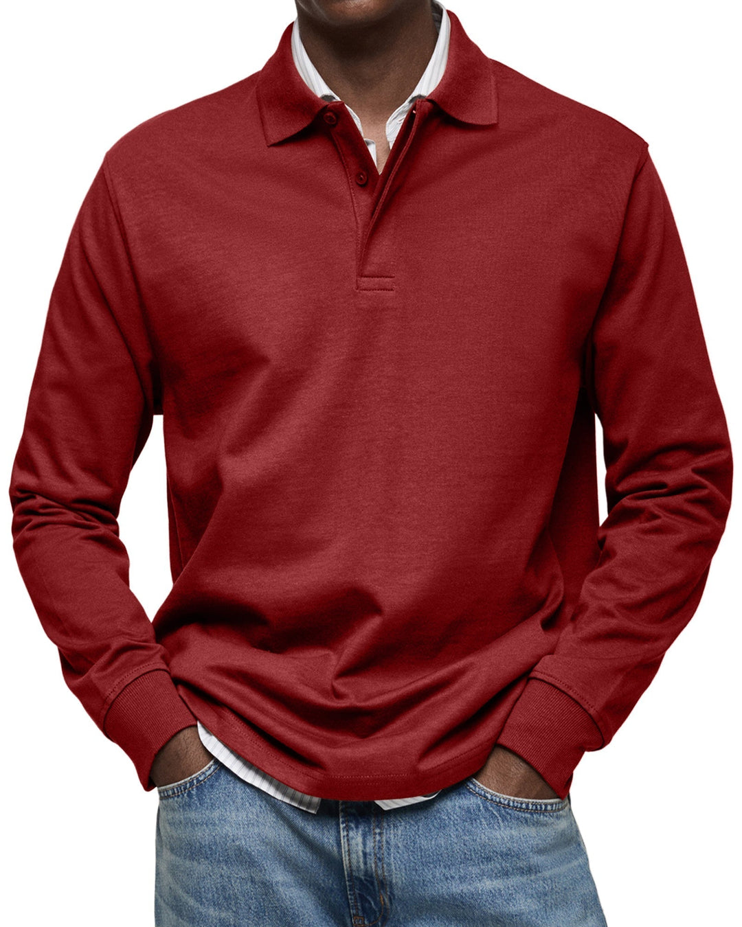 Rileno – Langarm-Poloshirt