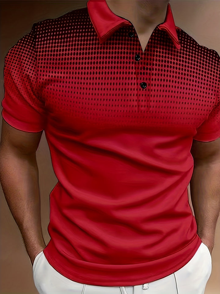 Xelindo – Poloshirt mit Grafikverlauf