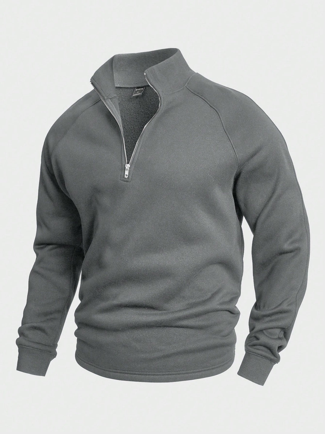 Miveno – Viertelreißverschluss-Sweatshirt