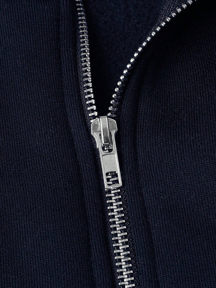 Miveno – Viertelreißverschluss-Sweatshirt
