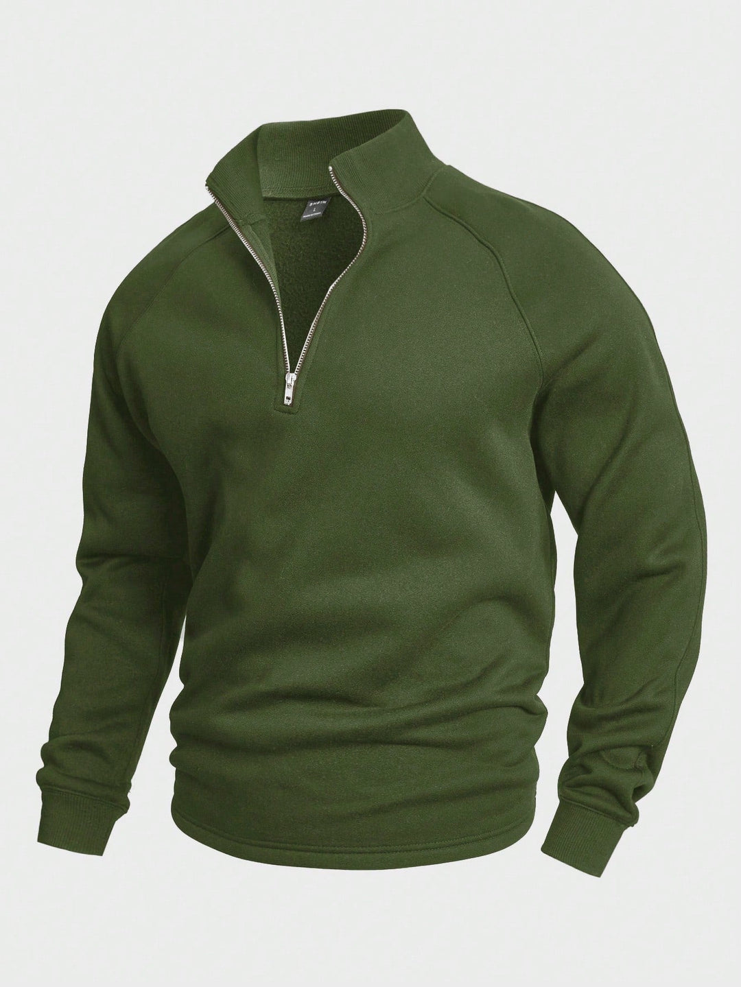 Miveno – Viertelreißverschluss-Sweatshirt
