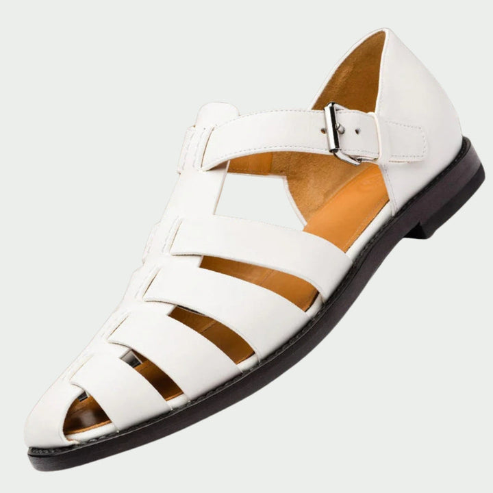 Lutz – Geflochtene Ledersandalen