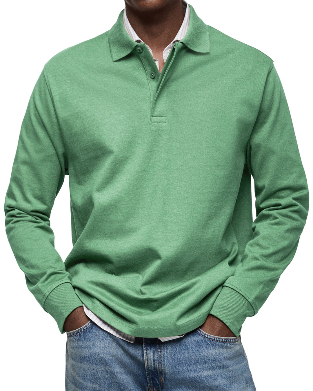 Rileno – Langarm-Poloshirt