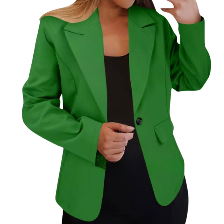 Greta – Strukturierter Blazer mit Ein-Knopf-Design