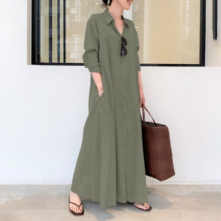 Roswitha – Longline Hemdblusenkleid