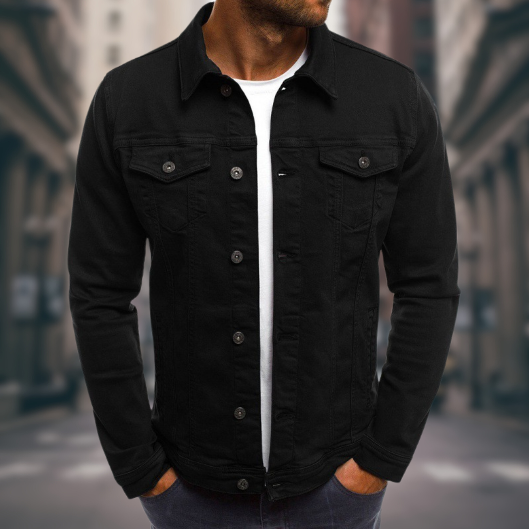 Nele – Taillierte Denim-Jacke