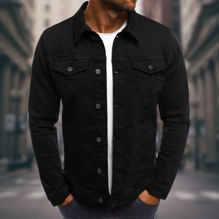 Nele – Taillierte Denim-Jacke
