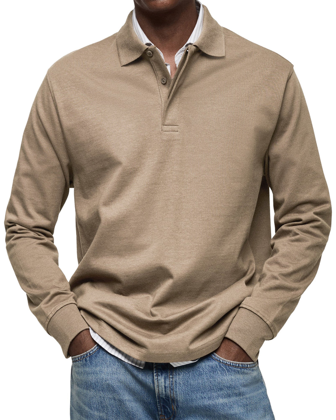 Rileno – Langarm-Poloshirt