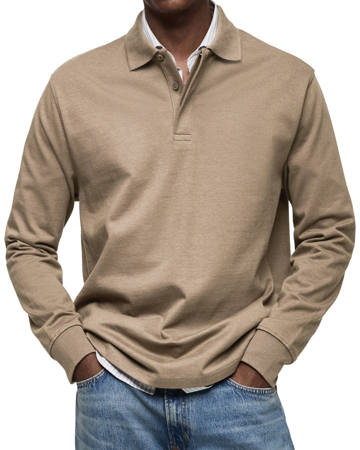 Rileno – Langarm-Poloshirt