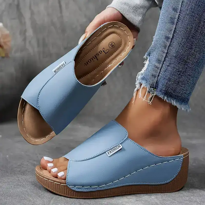 Gretchen – Offene Plateau-Sandalen
