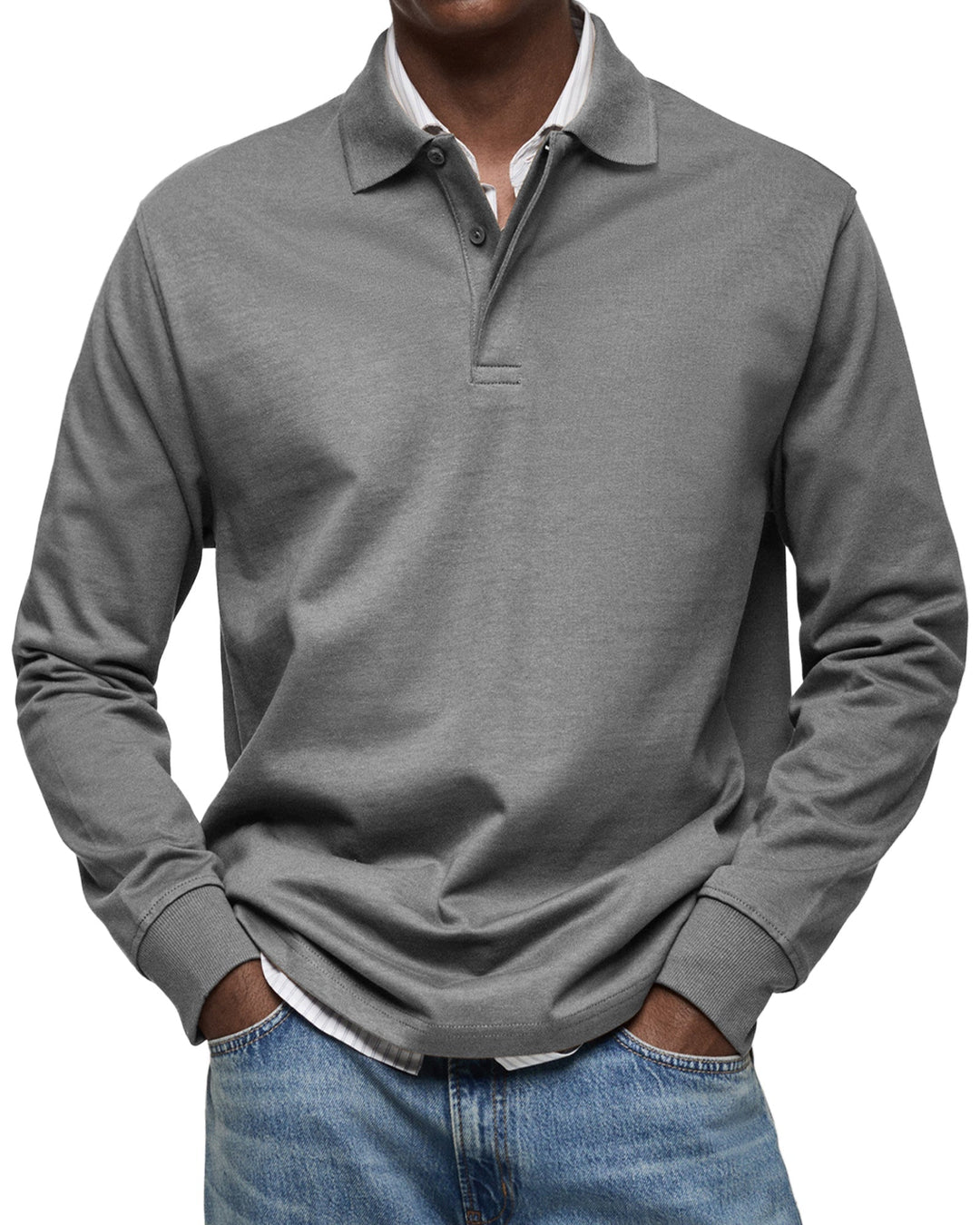 Rileno – Langarm-Poloshirt
