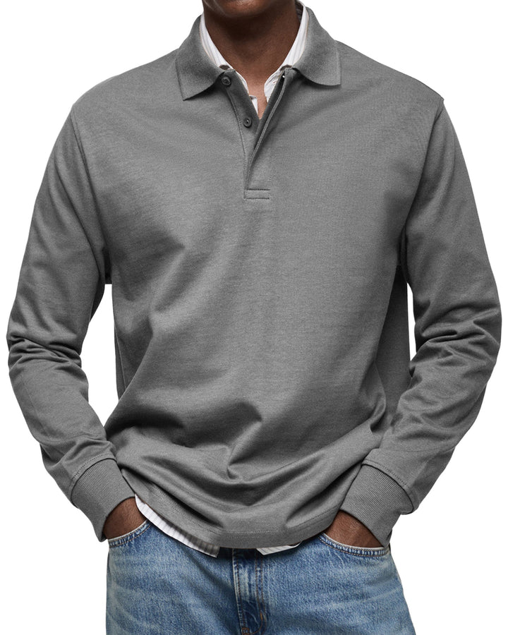 Rileno – Langarm-Poloshirt