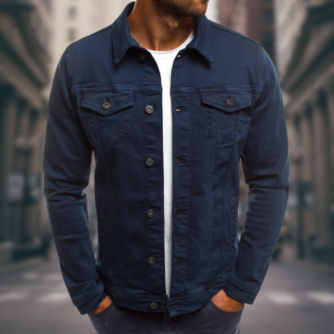 Nele – Taillierte Denim-Jacke