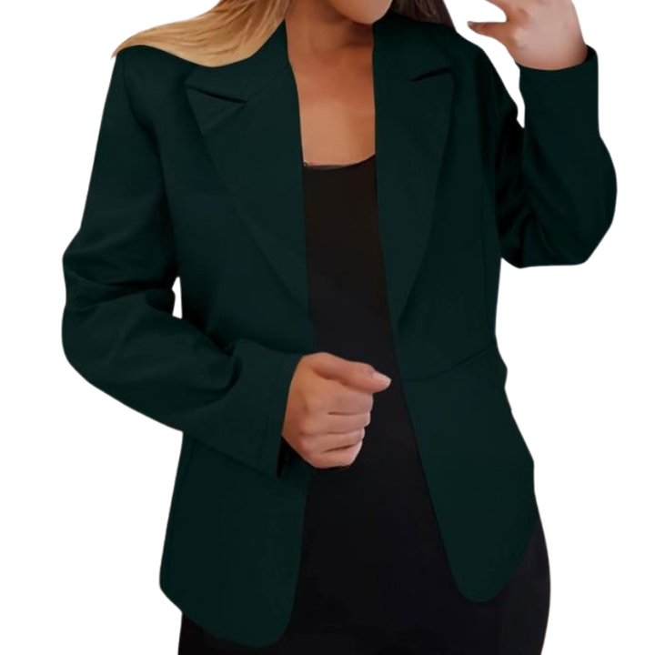 Greta – Strukturierter Blazer mit Ein-Knopf-Design