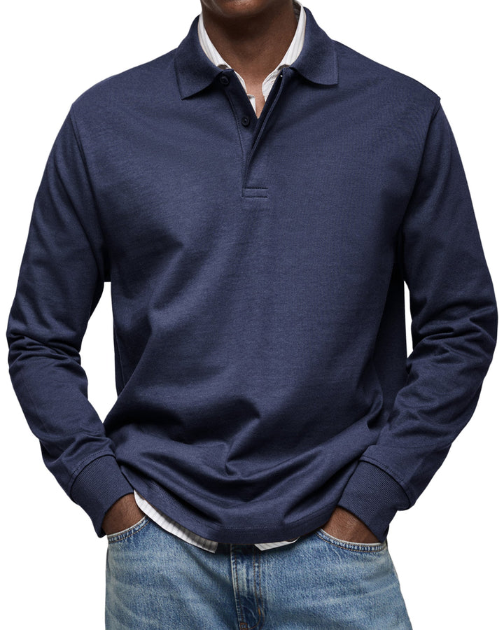 Rileno – Langarm-Poloshirt