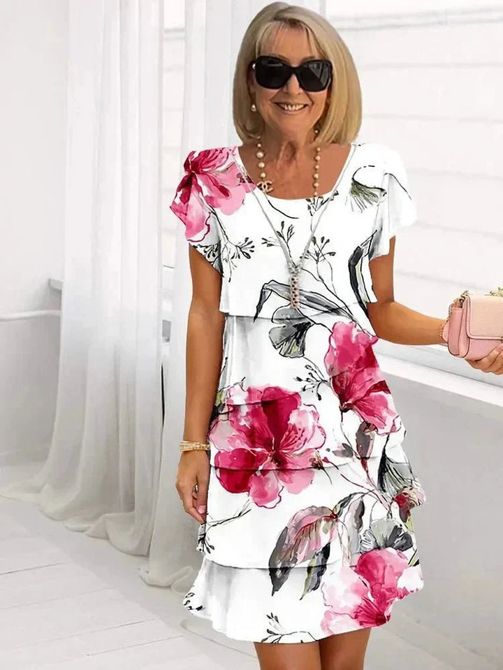 Amabel – Bedrucktes Boho-Midikleid