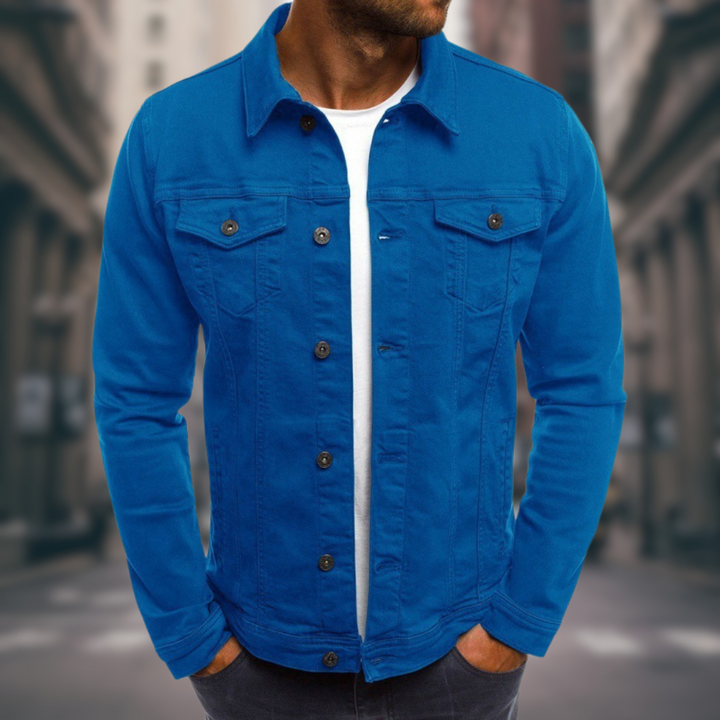 Nele – Taillierte Denim-Jacke
