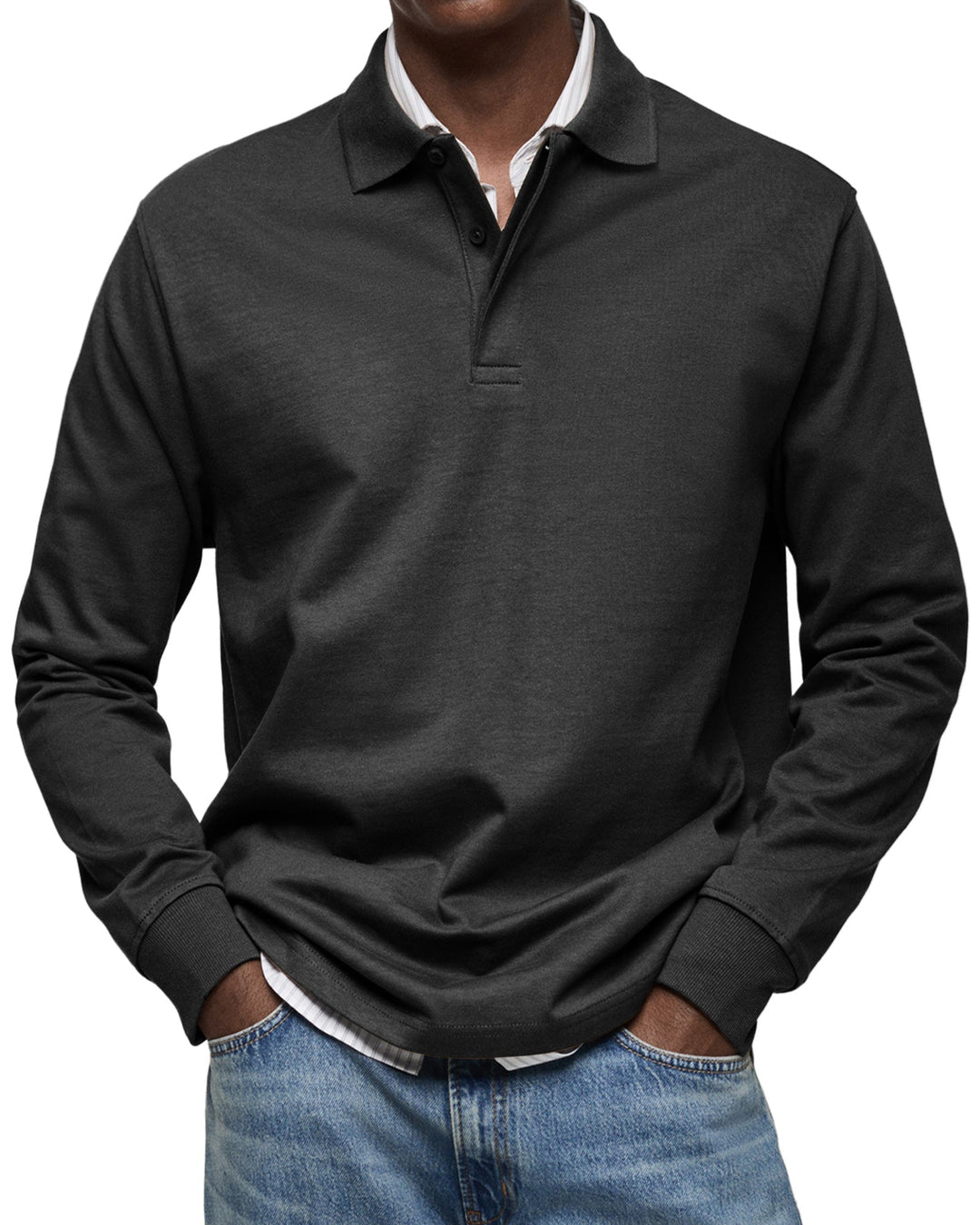 Rileno – Langarm-Poloshirt