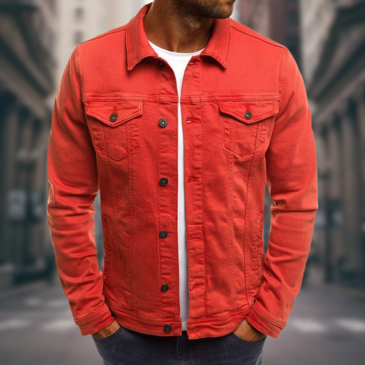 Nele – Taillierte Denim-Jacke