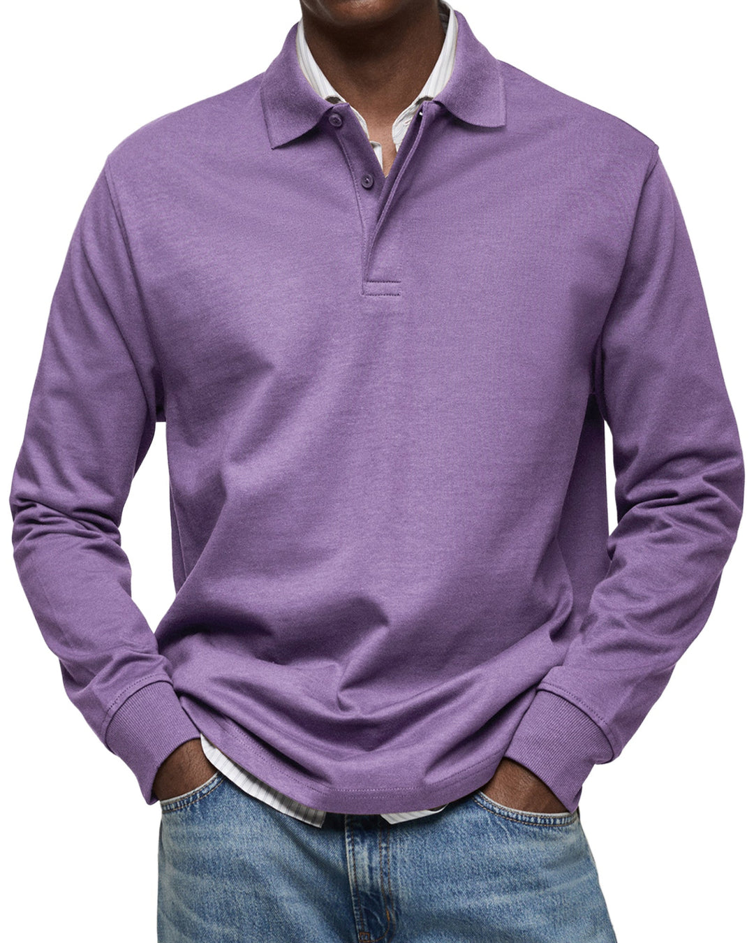 Rileno – Langarm-Poloshirt