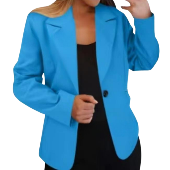 Greta – Strukturierter Blazer mit Ein-Knopf-Design