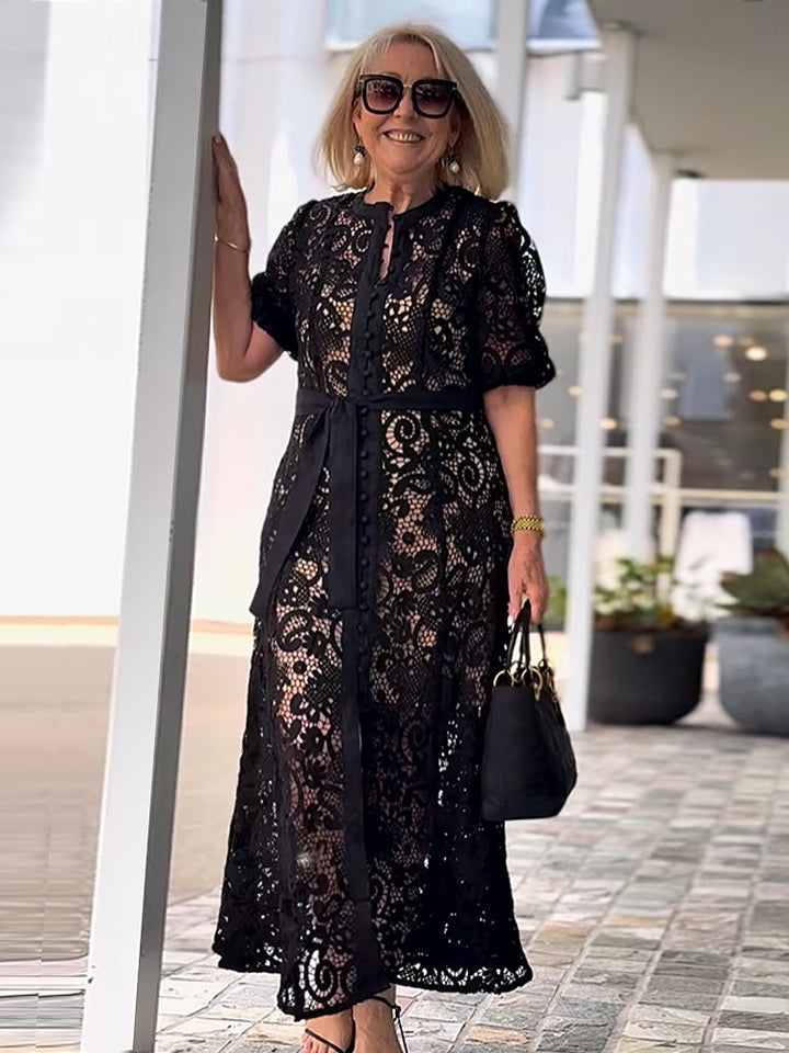 Abigail – Bedrucktes Boho-Midikleid