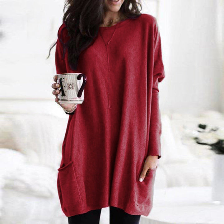 Damenpullover mit Taschen