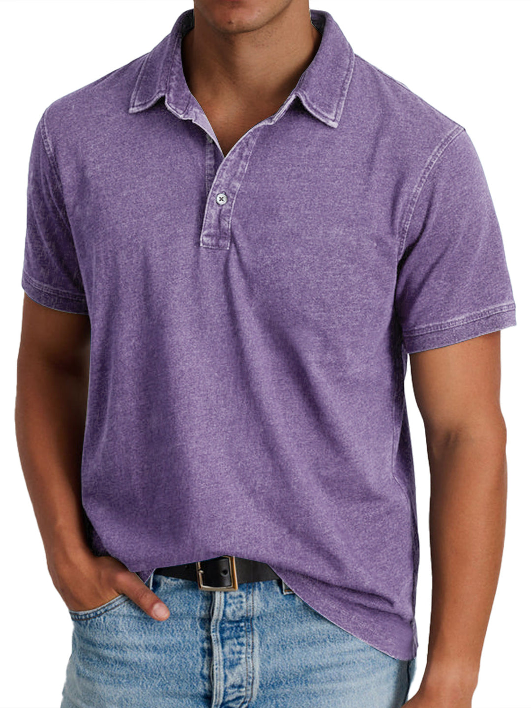 Ewaldar – Vintage Polo mit Knopfleiste