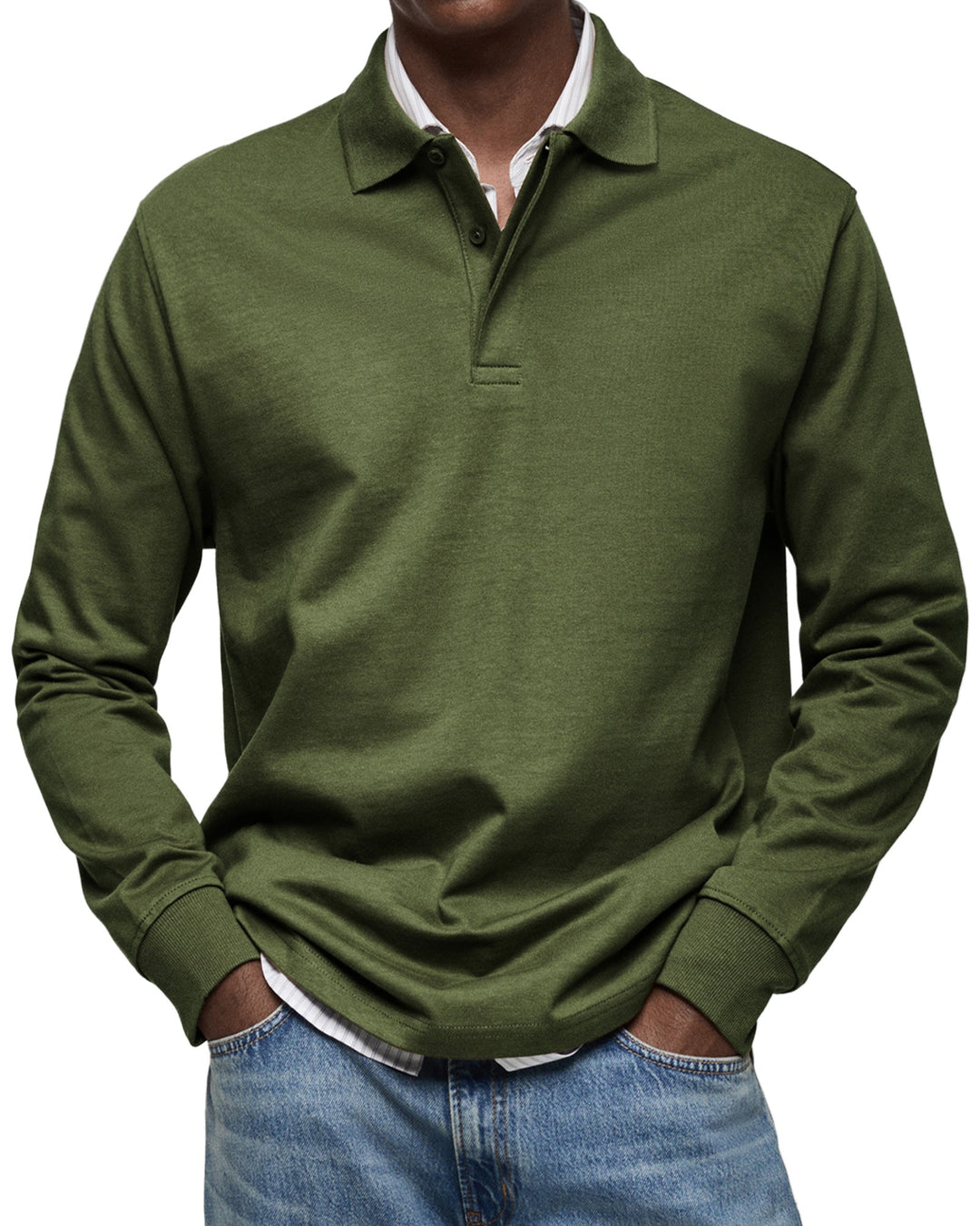 Rileno – Langarm-Poloshirt