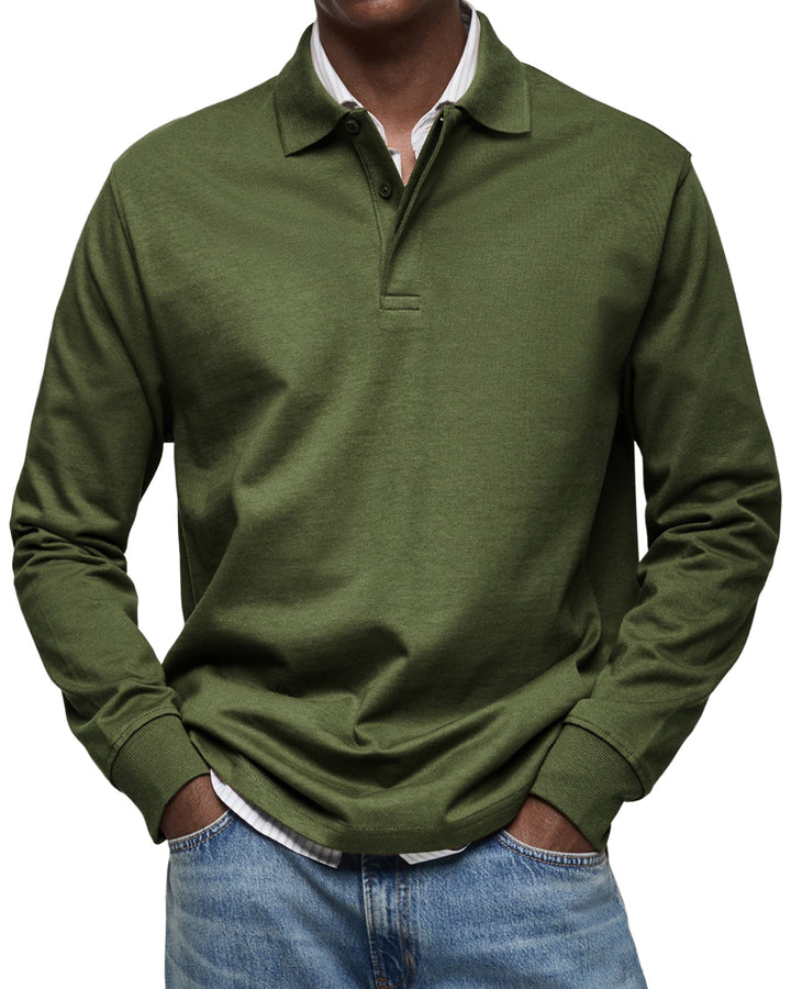 Rileno – Langarm-Poloshirt