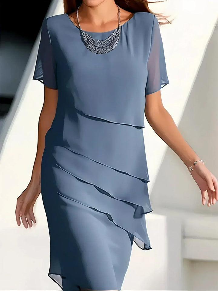 Philine – Stufiges Chiffonkleid
