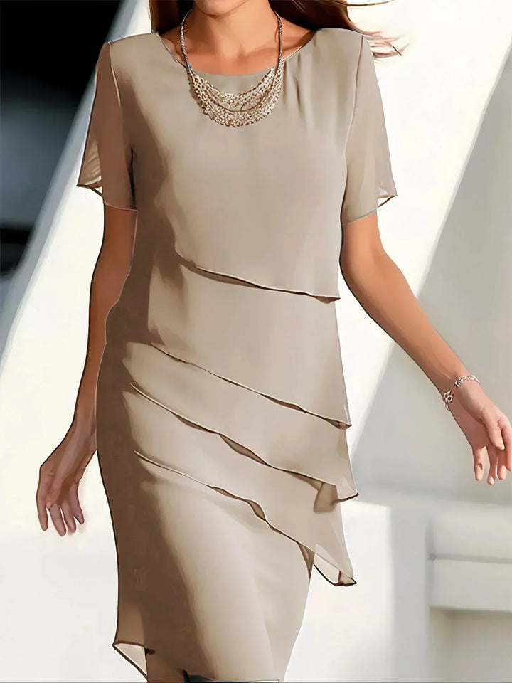 Philine – Stufiges Chiffonkleid