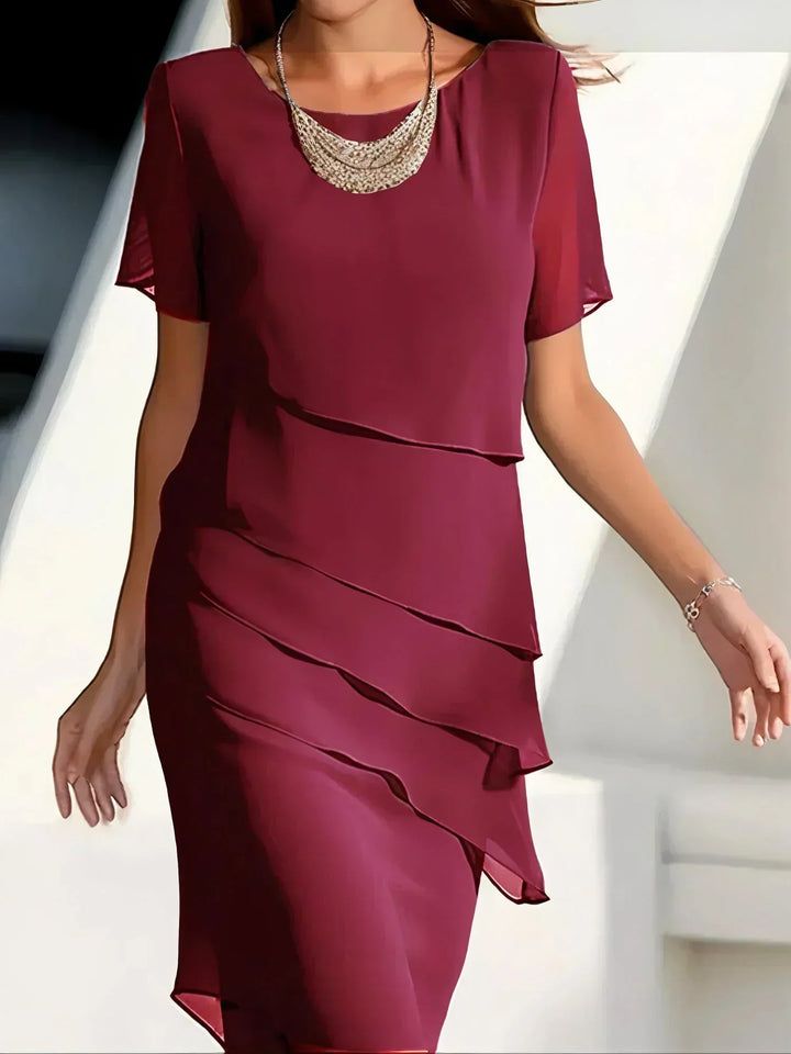 Philine – Stufiges Chiffonkleid