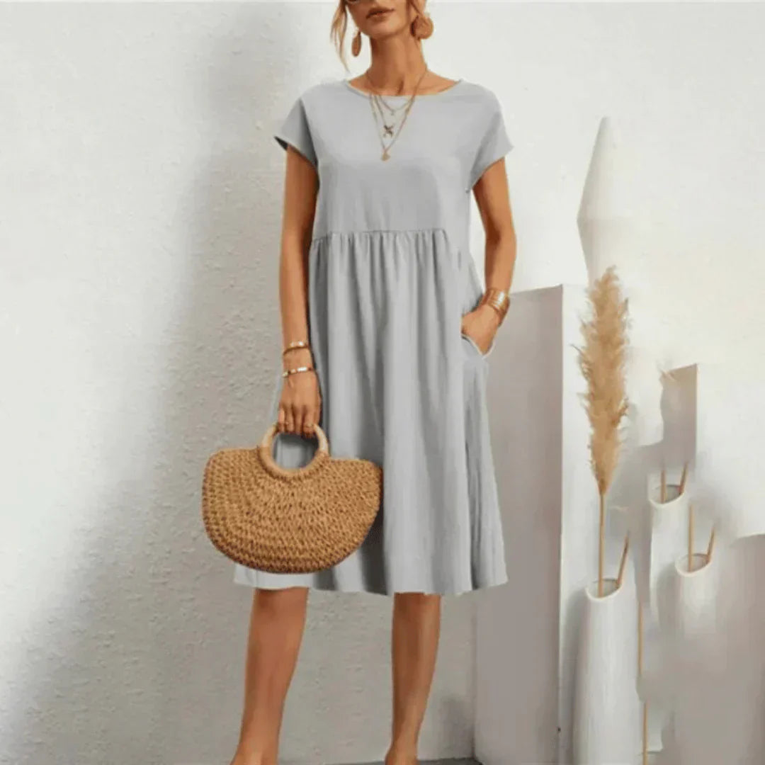 Roxanne – Lockeres Midikleid