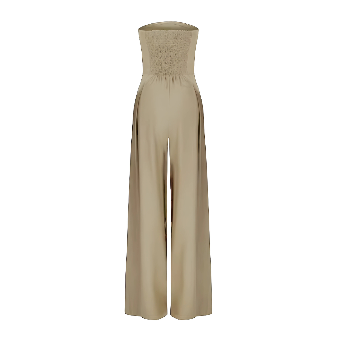 Xylah – Trägerloser Weitbein-Jumpsuit
