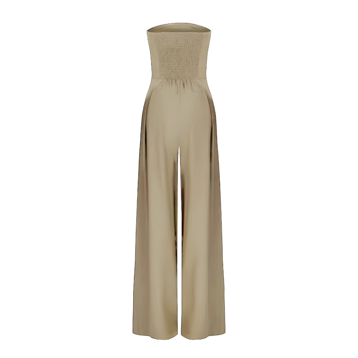 Xylah – Trägerloser Weitbein-Jumpsuit