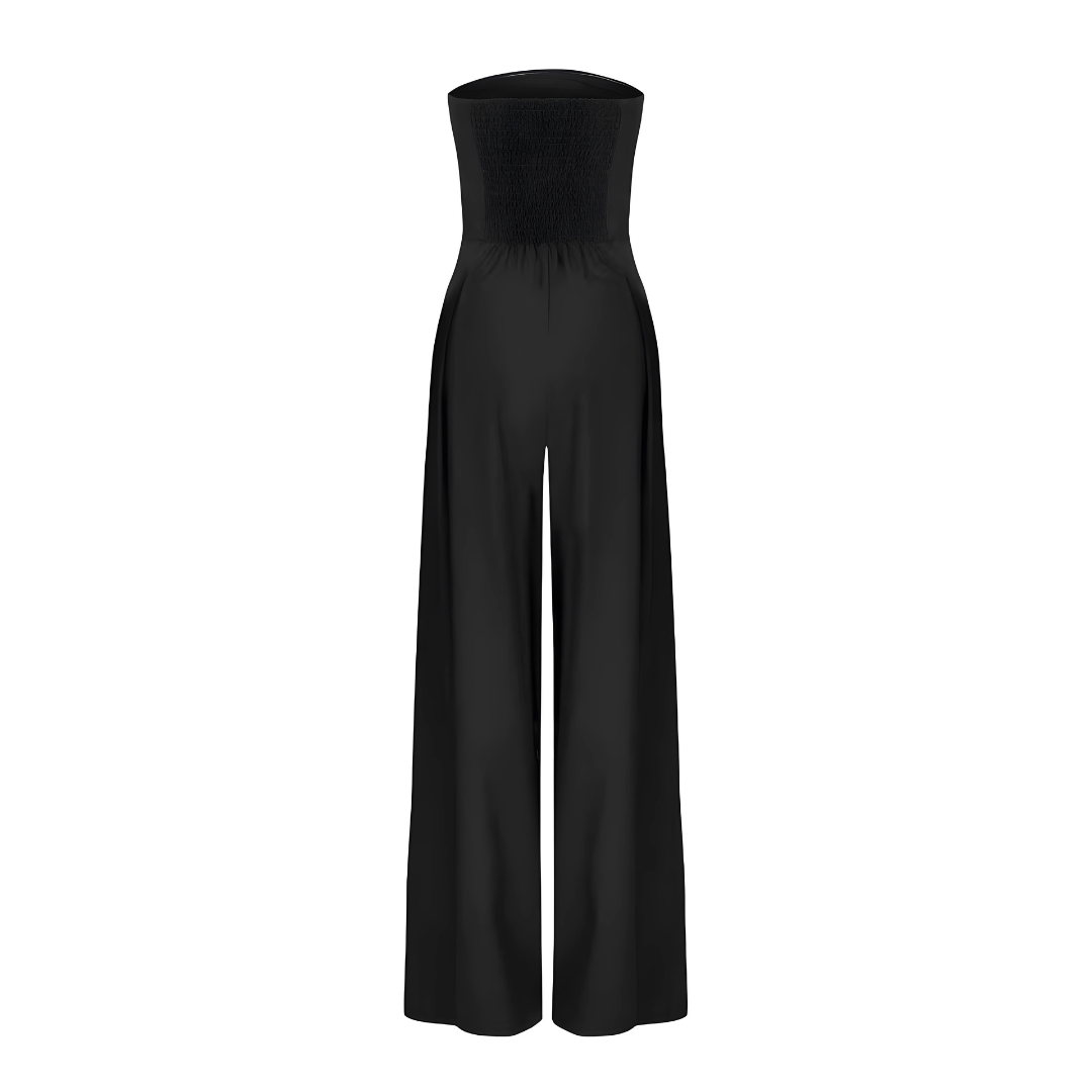 Xylah – Trägerloser Weitbein-Jumpsuit
